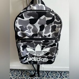 Adidas Black and Gray Camo Men's Backpack